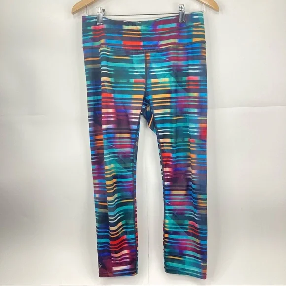 ATHLETA Women’s Sonar Capri Active Leggings colorful M - Picture 4 of 15